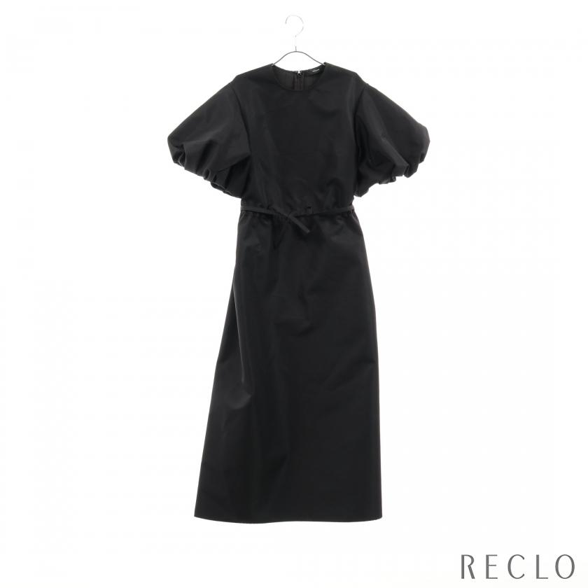 ヨーコチャン YOKOCHAN ワンピース パフスリーブ ブラック YCD-422-859