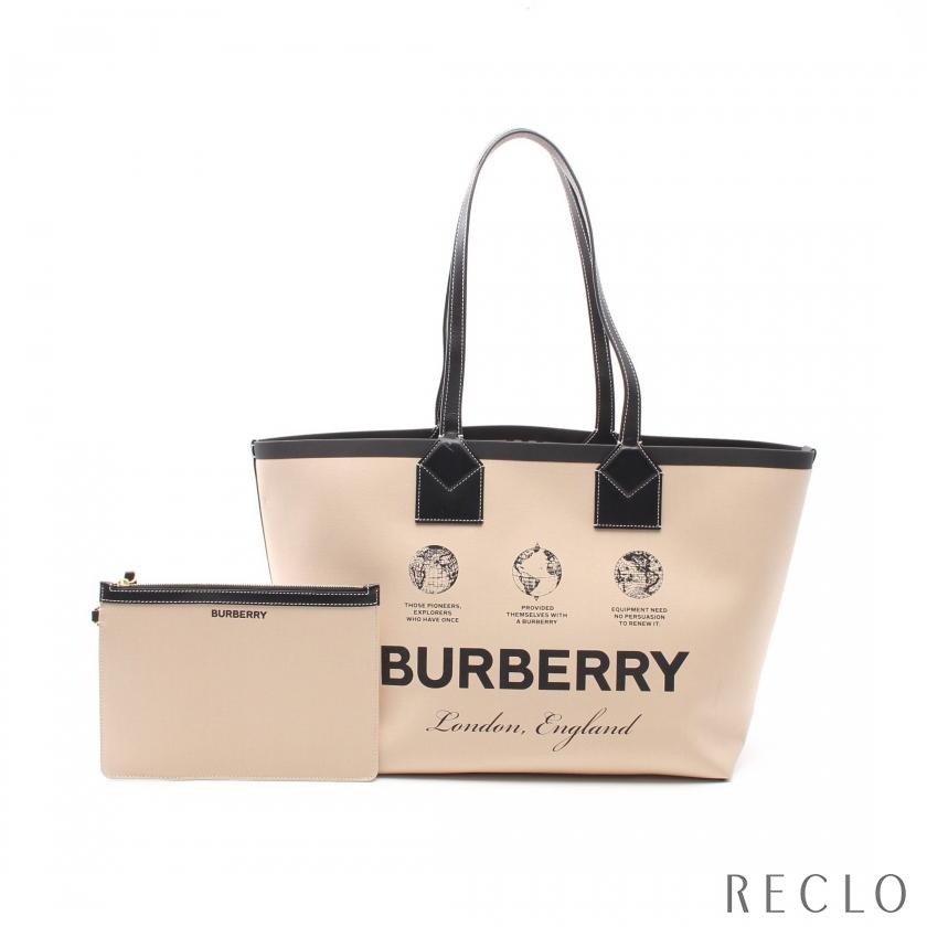 バーバリー BURBERRY ミディアム ロンドン トートバッグ ショルダー  