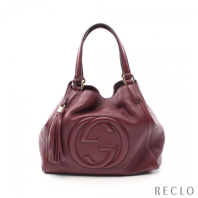 グッチ GUCCI ソーホー セラリウス インターロッキングG ハンドバッグ 
