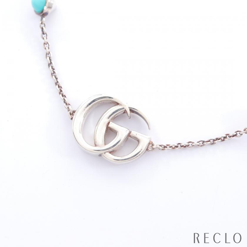 GUCCI SV925 ダブルG マザーオブパール ブレスレット シルバー GUCCI グッチ ダブルG マザーオブパール ブレスレット 527393