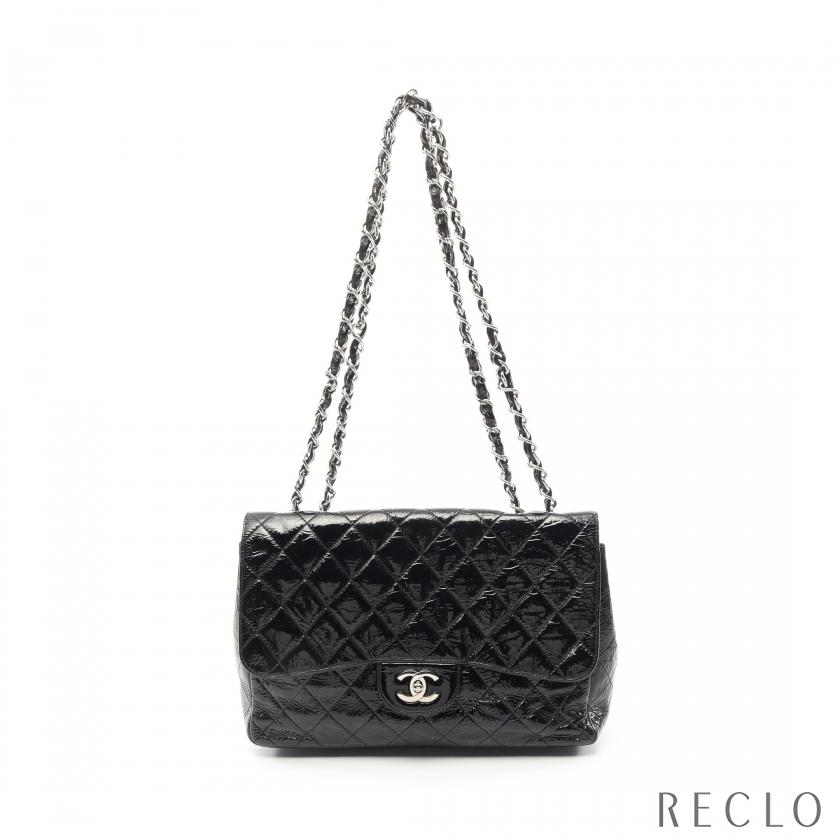 シャネル CHANEL デカマトラッセ30 シングルフラップ Wチェーン  