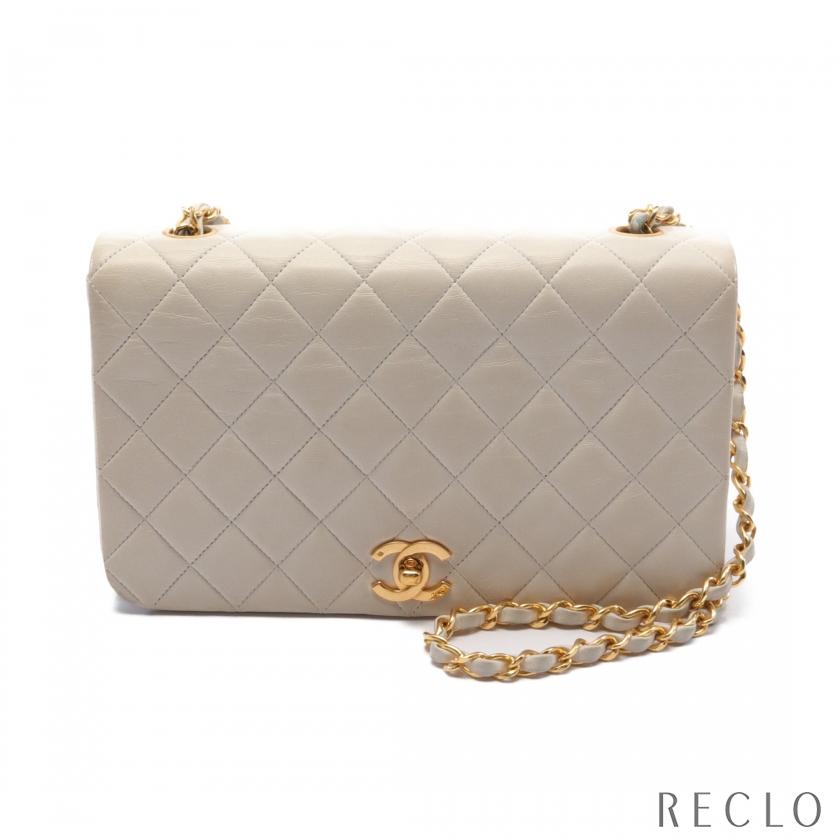 シャネル マトラッセ ラムスキンフルフラップチェーンショルダーバッグ