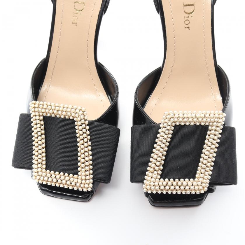 クリスチャンディオール サンダル レザー サボ スタッズクロッグ ブラック クリスチャンディオール サンダル レザー サボ スタッズクロッグ