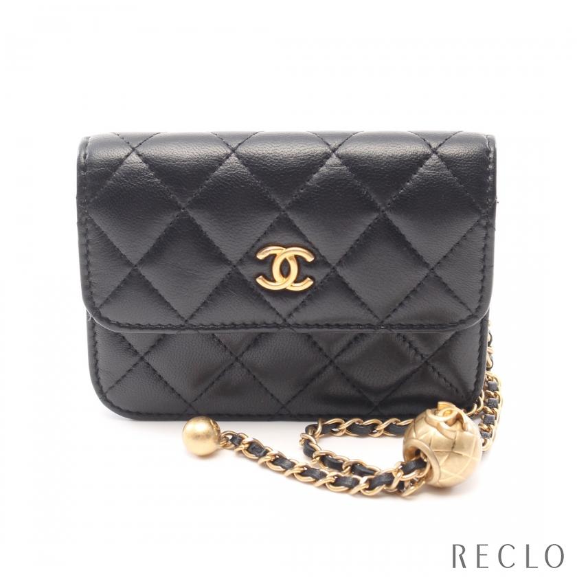 シャネル CHANEL マトラッセ チェーンクラッチ ココボール チェーン 