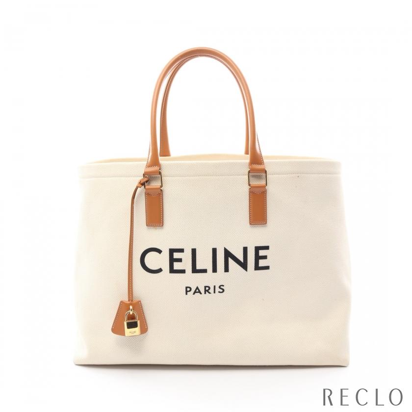 セリーヌ CELINE ホリゾンタル カバ ハンドバッグ トートバッグ ロゴ  