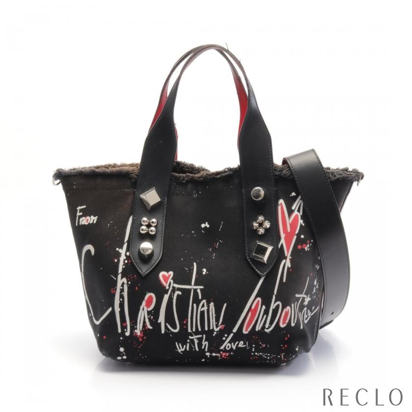 クリスチャンルブタン フランジバス スモール ハンドバッグ  