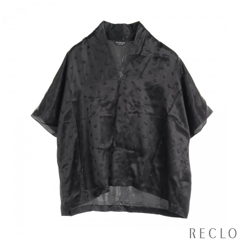 バレンシアガ BALENCIAGA オーバーサイズ ブラウス レーヨン 