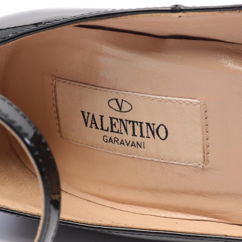 ヴァレンティノガラヴァーニ VALENTINO GARAVANI パンプス エナメルレザー ブラック レディース 中古｜reclo-as-shopping｜05