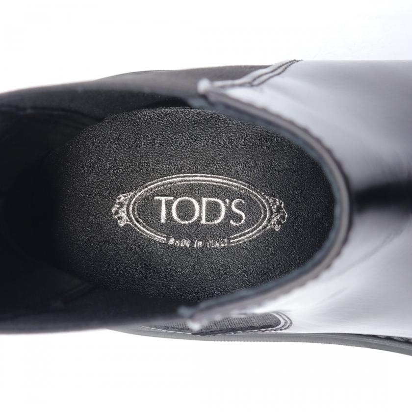 トッズ TOD'S チェルシー ブーツ サイドゴアブーツ レザー ブラック XXW08J0GF90AKTB999 レディース 中古｜reclo-as-shopping｜05