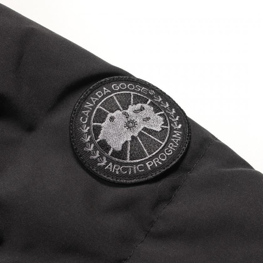 カナダグース CANADA GOOSE MACMILLAN PARKA BLACK LABEL マクミランパーカー ダウンジャケット ブラック フード付き 3804MB メンズ 中古｜reclo-as-shopping｜05