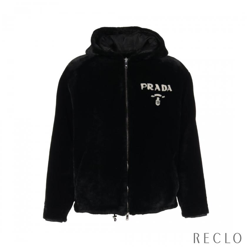 PRADA（プラダ） シアリング ムートン ジャケット シープスキン