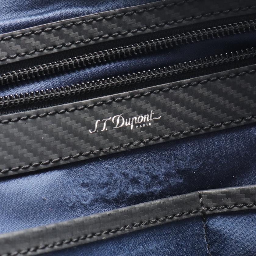 デュポン S.T. Dupont キャリーケース スーツケース ナイロン レザー ブラック レディース 中古｜reclo-as-shopping｜05