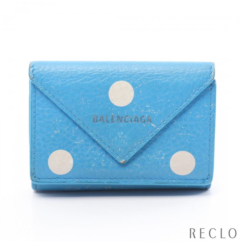バレンシアガ BALENCIAGA ペーパーミニウォレット コンパクト  