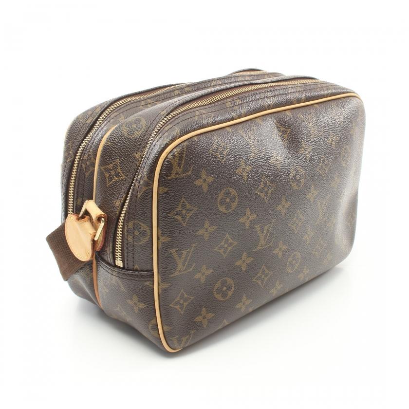 ルイヴィトン LOUIS VUITTON リポーターPM モノグラム ショルダーバッグ PVC レザー ブラウン M45254 レディース 中古｜reclo-as-shopping｜02