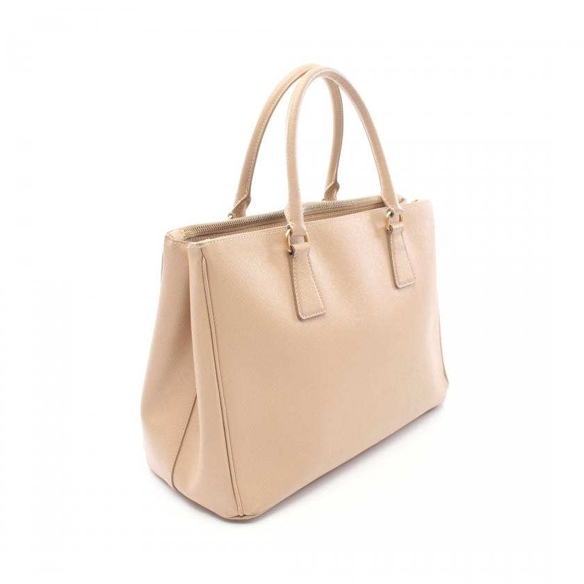 プラダ PRADA SAFFIANO LUX ガレリア ハンドバッグ サフィアーノレザー ベージュ 2WAY BN2274 レディース 中古｜reclo-as-shopping｜02