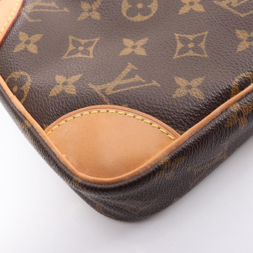 ルイヴィトン LOUIS VUITTON ダヌーブ モノグラム ショルダーバッグ PVC レザー ブラウン M45266 レディース 中古｜reclo-as-shopping｜08