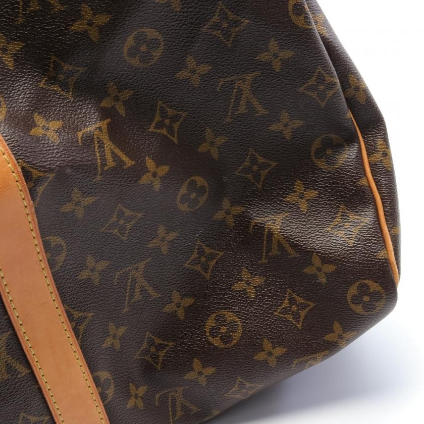 ルイヴィトン LOUIS VUITTON キーポル バンドリエール50 モノグラム ボストンバッグ PVC レザー ブラウン 2WAY M41416 ユニセックス 中古｜reclo-as-shopping｜06