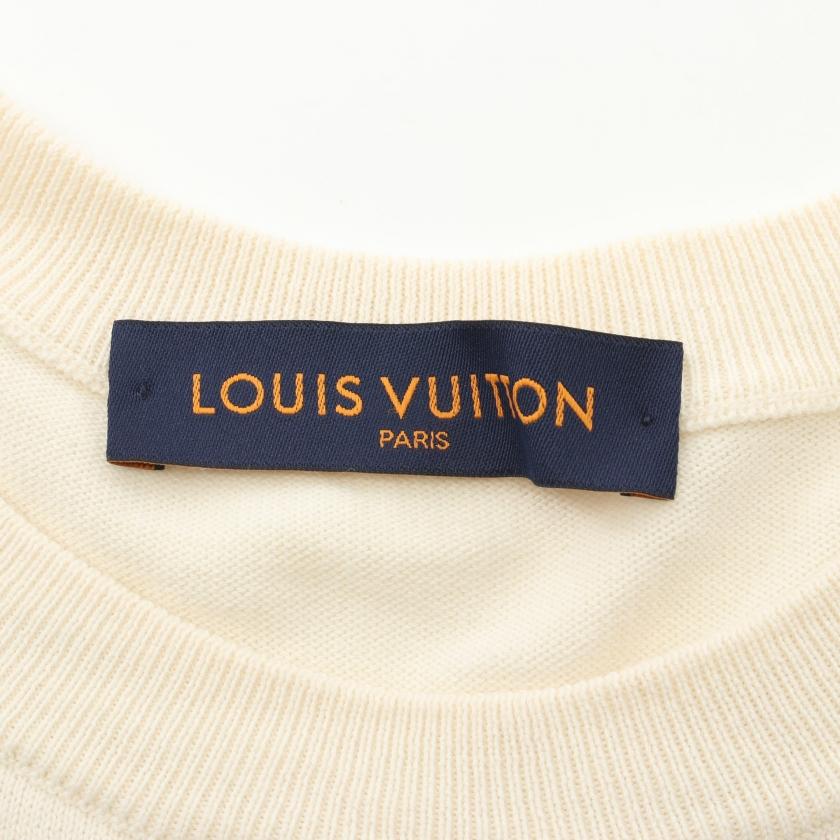 ルイヴィトン LOUIS VUITTON × NIGO インタルシア ジャカード ダック Tシャツ コットン アイボリー マルチカラー 22SS RM221MF96HMN04W メンズ 中古｜reclo-as-shopping｜03