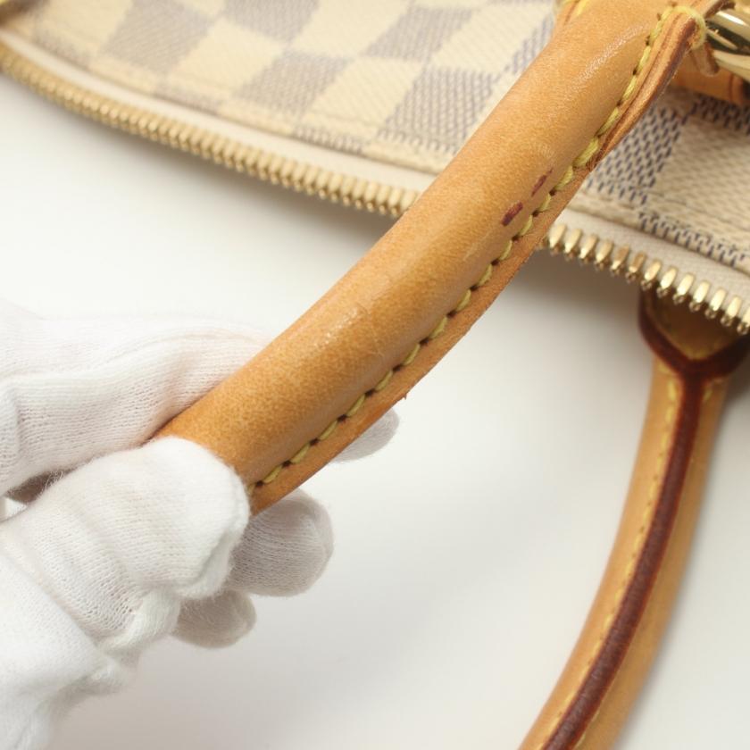 ルイヴィトン LOUIS VUITTON サレヤMM ダミエアズール ハンドバッグ トートバッグ PVC レザー ホワイト N51185 レディース 中古｜reclo-as-shopping｜08