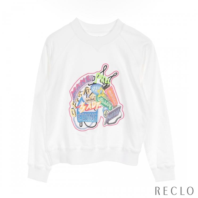 HERMES エルメス CHEVALOSCOPE トレーナー スウェットシャツ コットン  