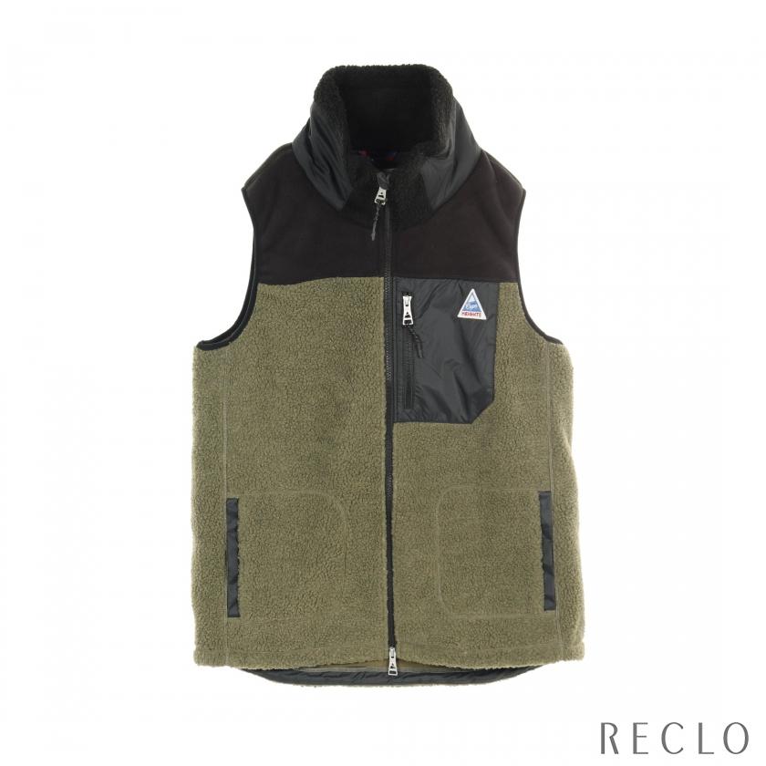 ケープハイツ Cape HEIGHTS BREAKHEART VEST フリース ベスト カーキ 