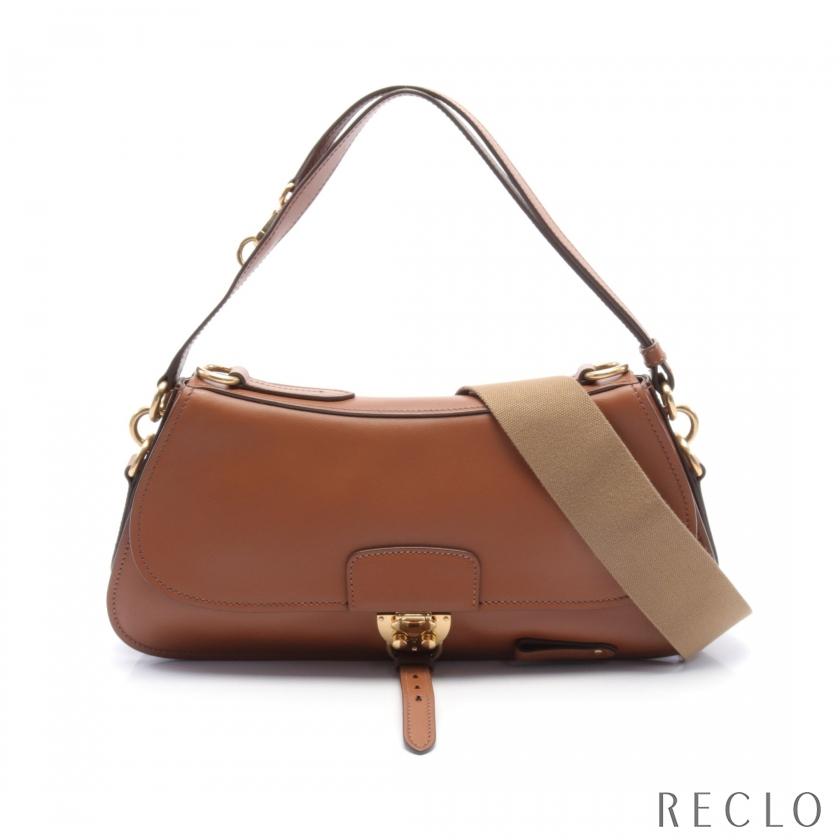 ミュウミュウ miu miu CITY CALF ワンショルダーバッグ レザー 
