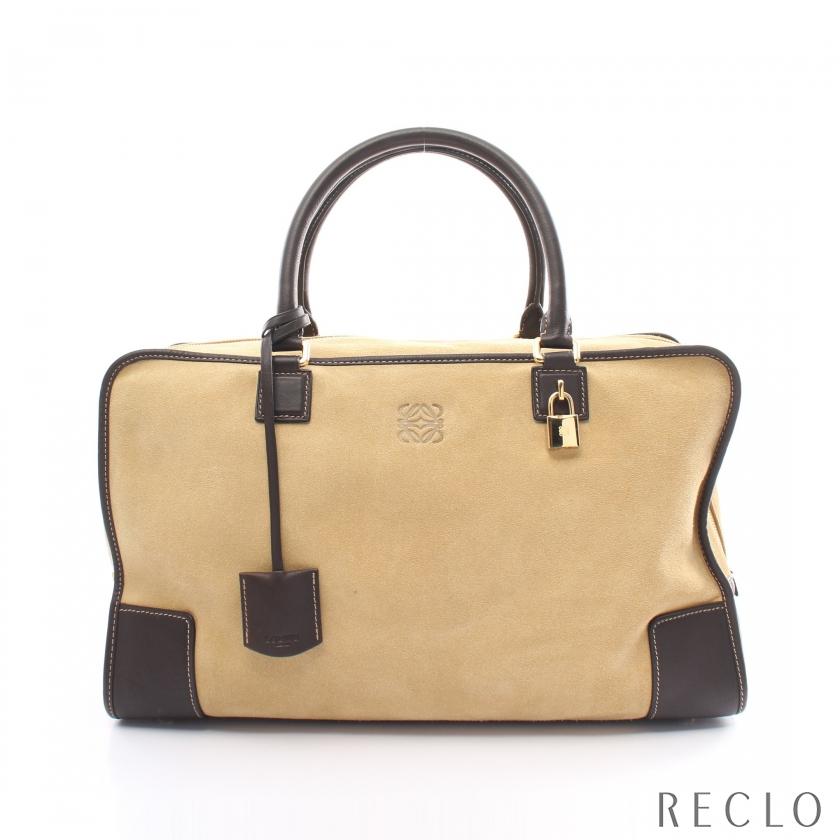 LOEWEロエベ⭐︎アマソナボストンバッグスエード