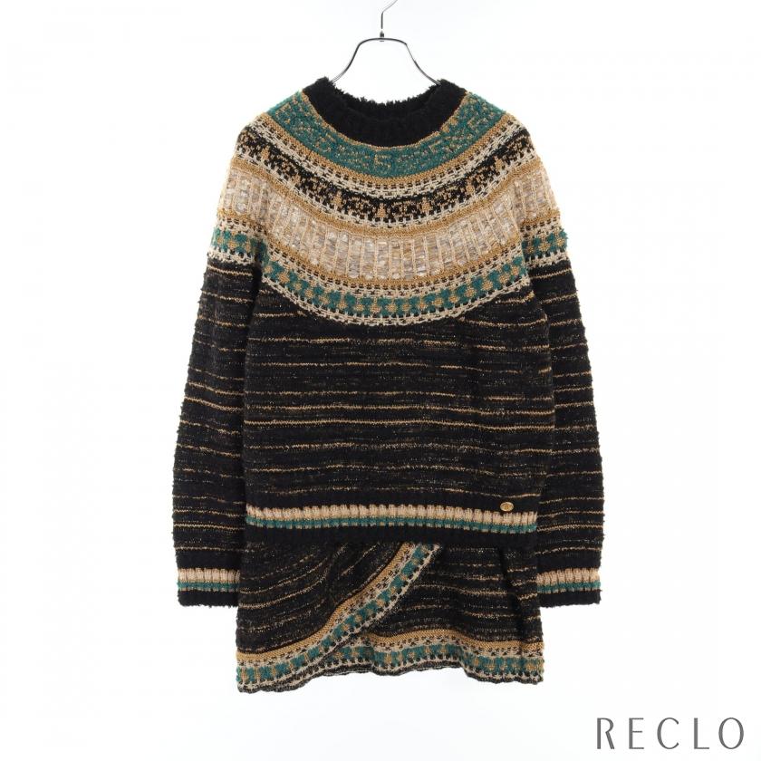 限定値下　シャネル　ニット CHANEL（シャネル） ニット セットアップ ラメ シルク カシミヤ