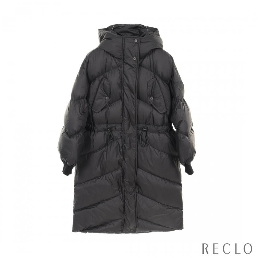 エルメス セリエボタン ウール コート レディース ブラック HERMES [未  