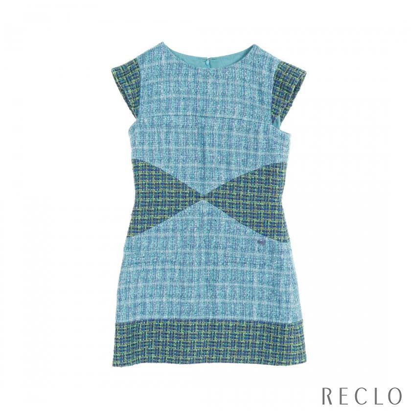 CHANEL（シャネル） ワンピース フレンチスリーブ リネン ツイード