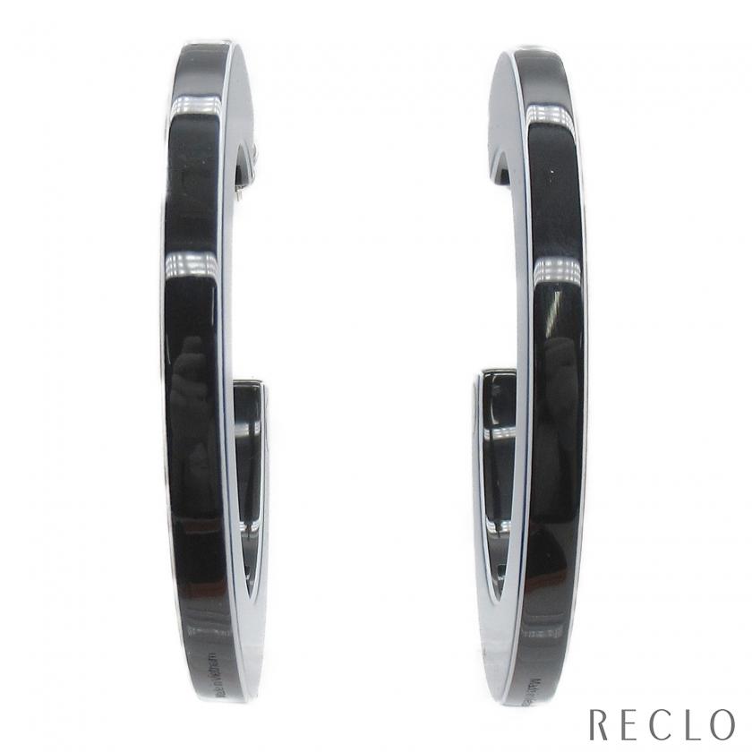 エルメス HERMES バッファローホーン フープピアス ピアス GP  