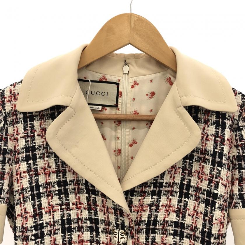 グッチツイードワンピース