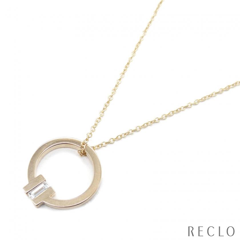 ティファニー TIFFANY & Co. スクエア バケット 1Pダイヤ ネックレス  