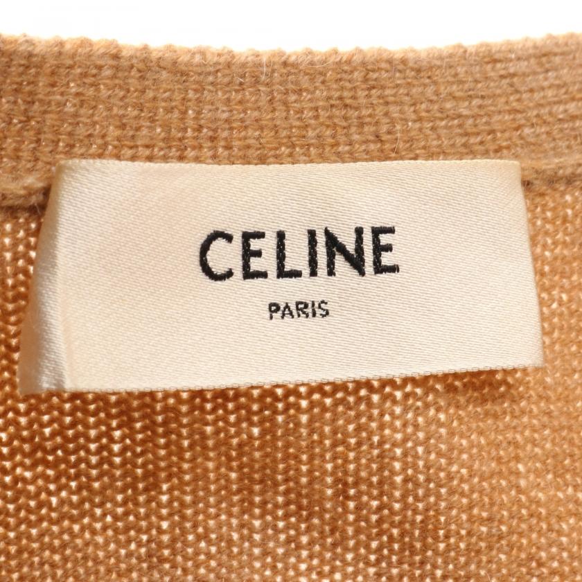CELINE セリーヌ トリオンフ カーディガン カシミヤ ベージュ