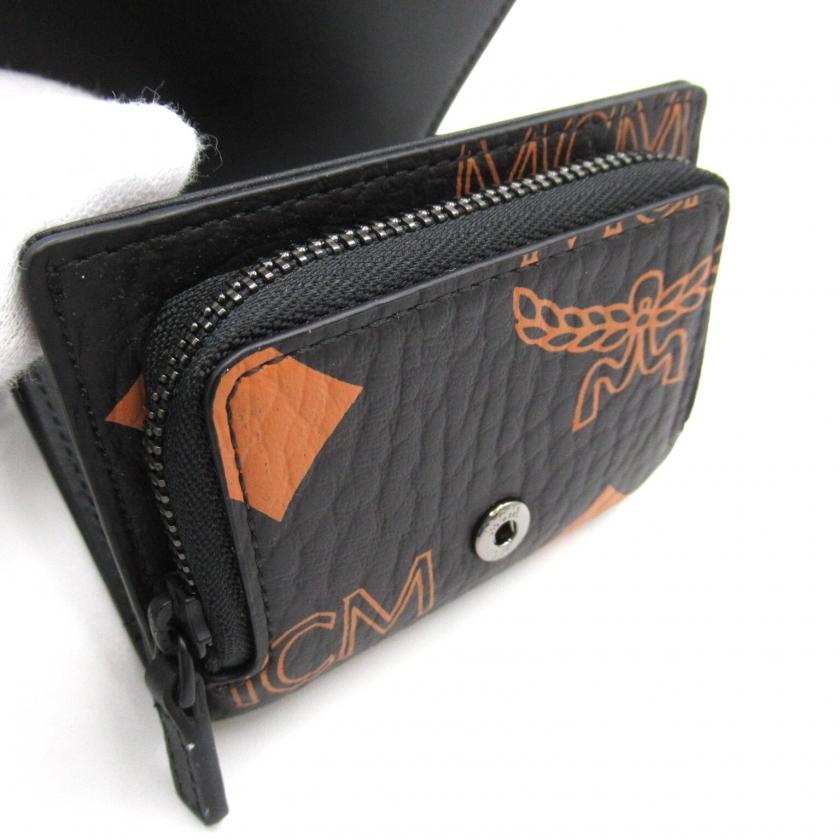 MCM エムシーエム 三つ折り財布 その他 //他 ブラック ブラウン MCM エムシーエム 三つ折り財布 その他 //他 ブラック ブラウン