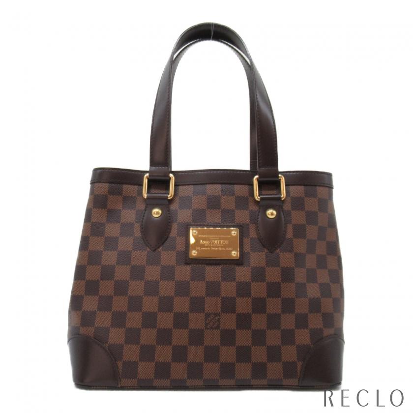 Louis Vuitton ハムステッド ハンドバッグ Auth LOUIS VUITTON Hampstead PM Damier Azur Tote Bag Handbag