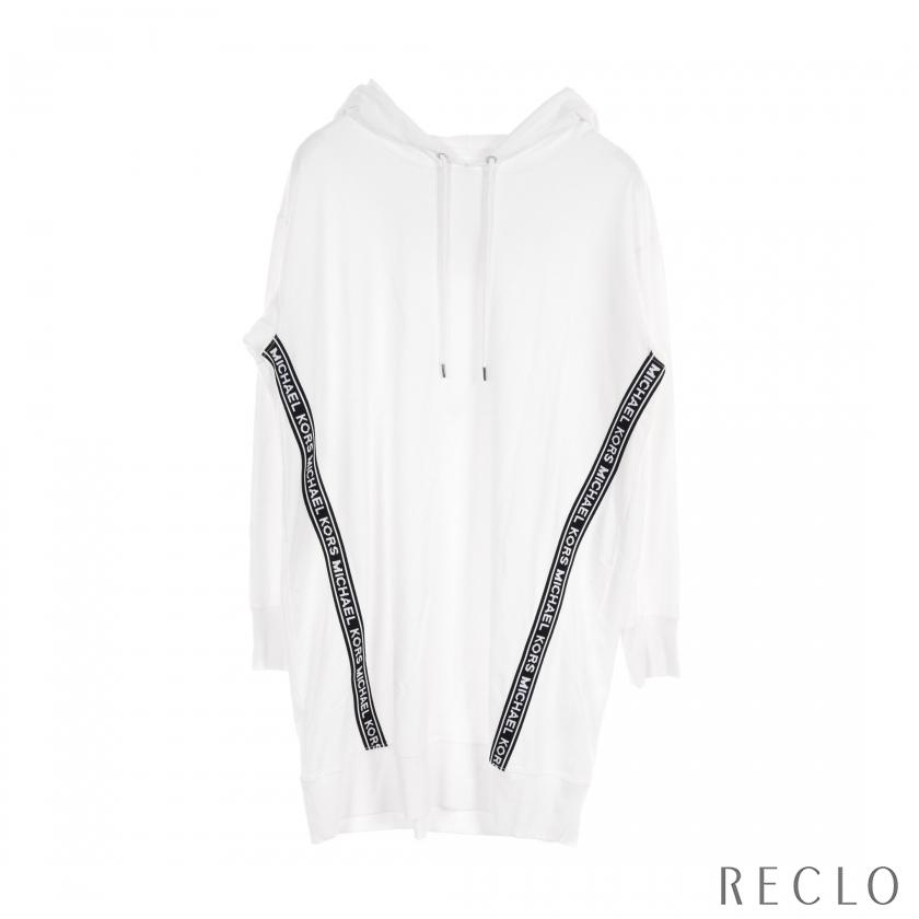 MICHAEL KORS マイケルマイケルコース パーカー ワンピース ロゴテープ  