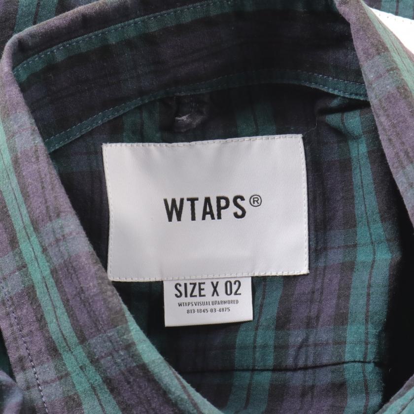 ダブルタップス WTAPS LP SS Shirt シャツ 半袖 チェック コットン