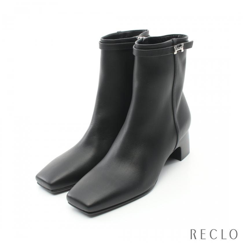 HERMES（エルメス） オマージュ ブーツ レザー ブラック H232081Z