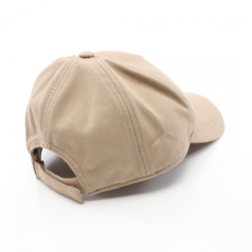 miumiu　ベースボールキャップ　べージュ MIU MIU ミュウミュウベースボールキャップロゴベージュ