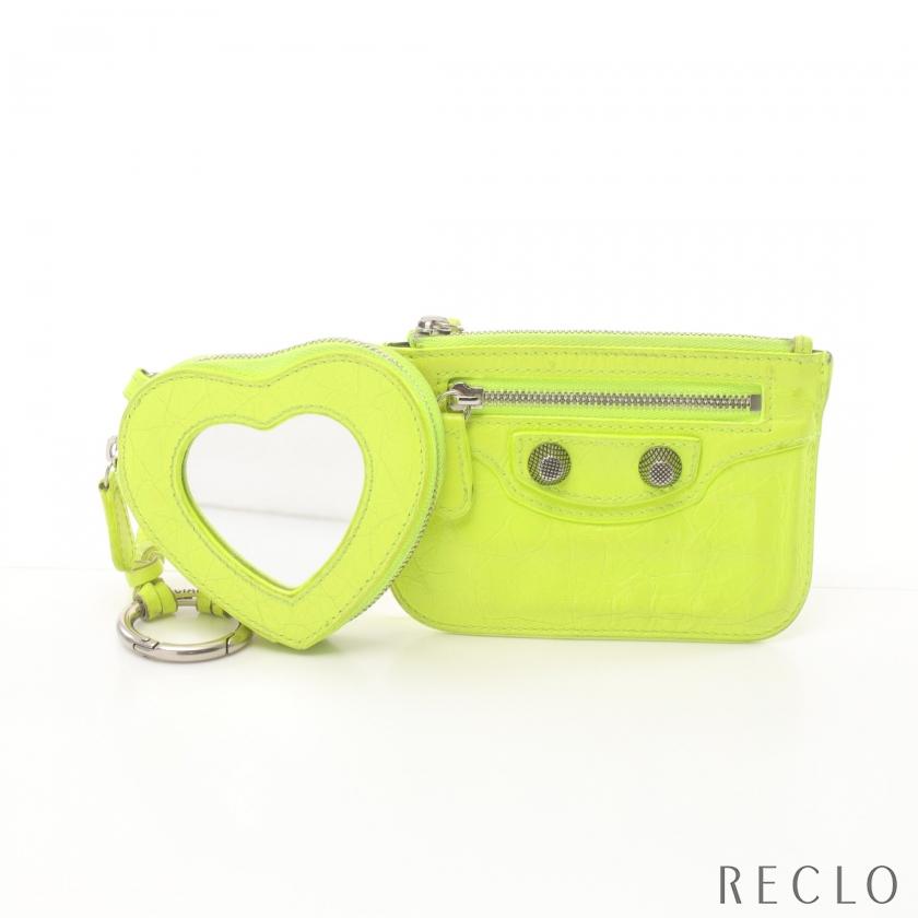 BALENCIAGA バレンシアガ Le Cagole コインケース ハート レザー  