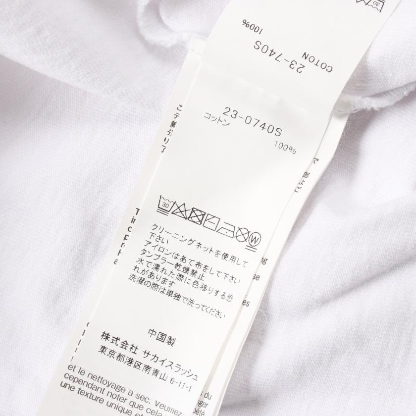 サカイ Sacai × Gilles Peterson Tシャツ コットン ホワイト 23