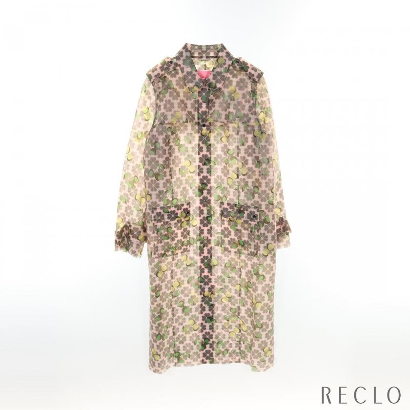 kate spade NEW YORK ケイトスペード レイン コート 総柄