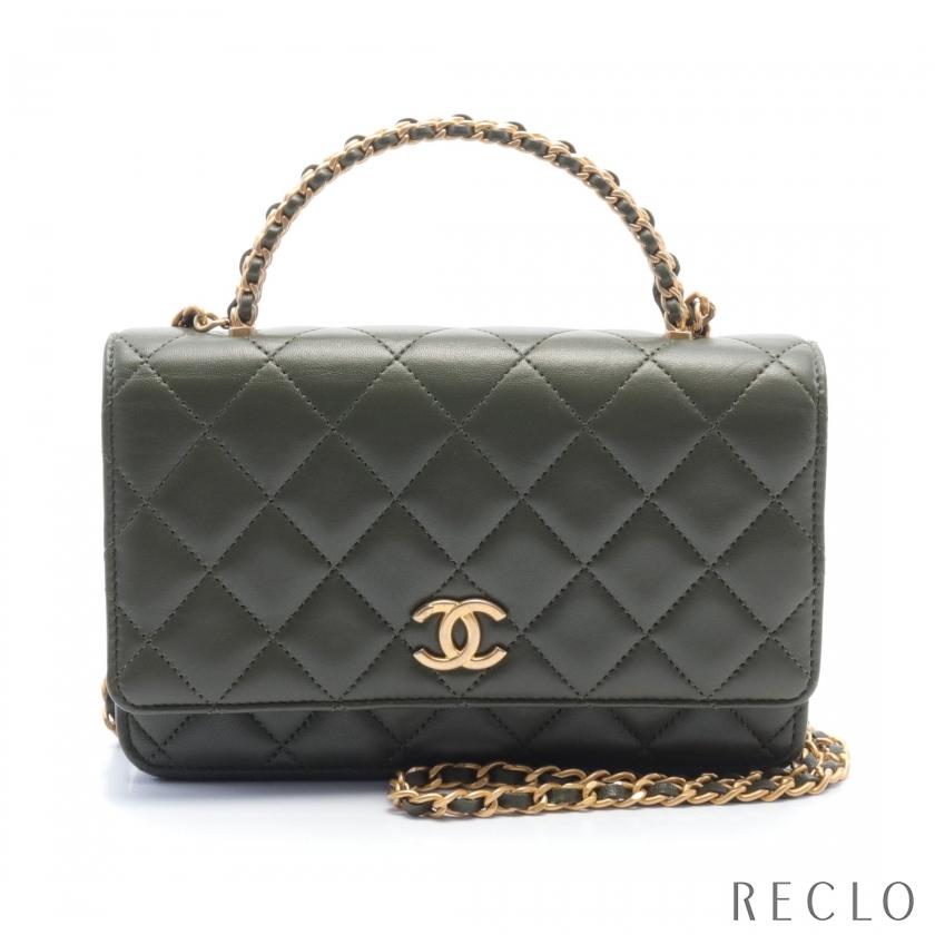 CHANEL シャネル トップハンドル マトラッセ チェーンウォレット CHANEL シャネル トップハンドル マトラッセ チェーンウォレット
