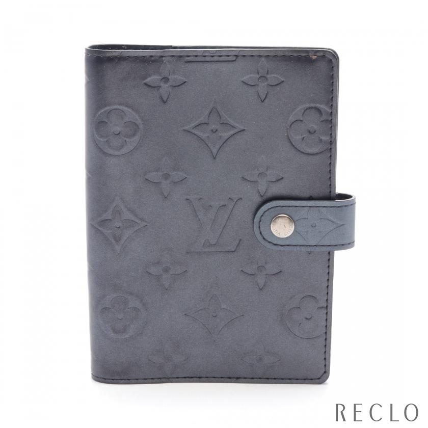 ルイヴィトン LOUIS VUITTON アジェンダPM モノグラムマット ブルー 