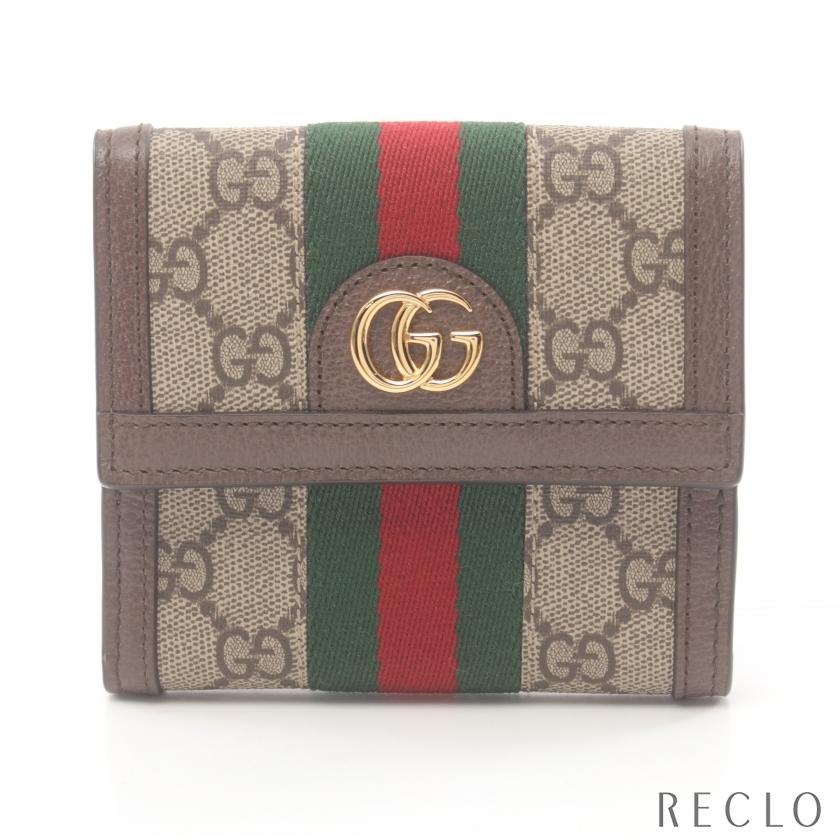 GUCCI（グッチ） オフィディア GG ウォレット シェリーライン 財布 GUCCI（グッチ） オフィディア GG フレンチフラップウォレット