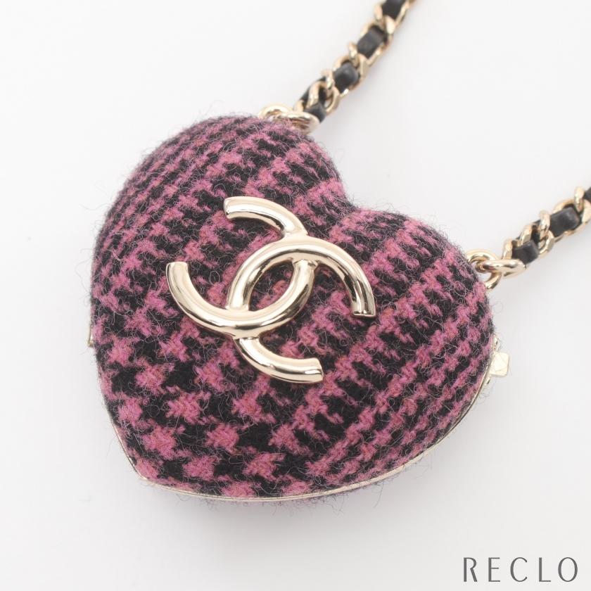 CHANEL（シャネル） ハート ロケット ペンダント ネックレス GP