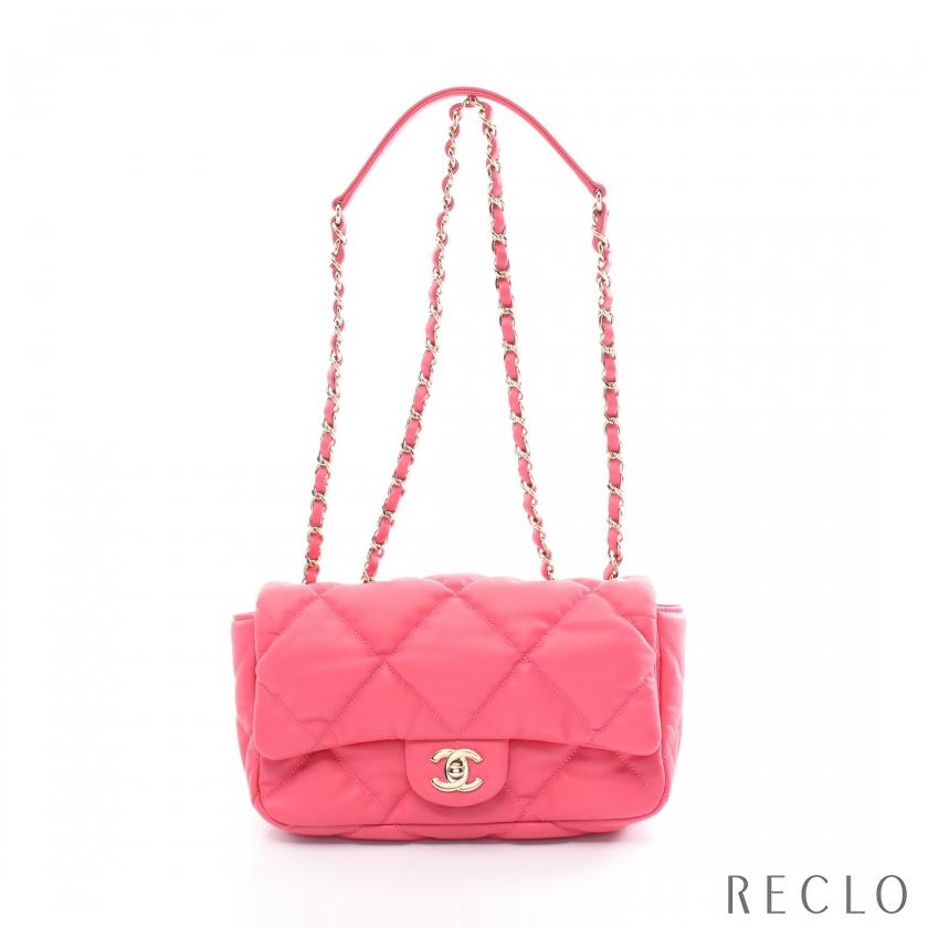 CHANEL（シャネル） マトラッセ Wチェーンショルダーバッグ レザー