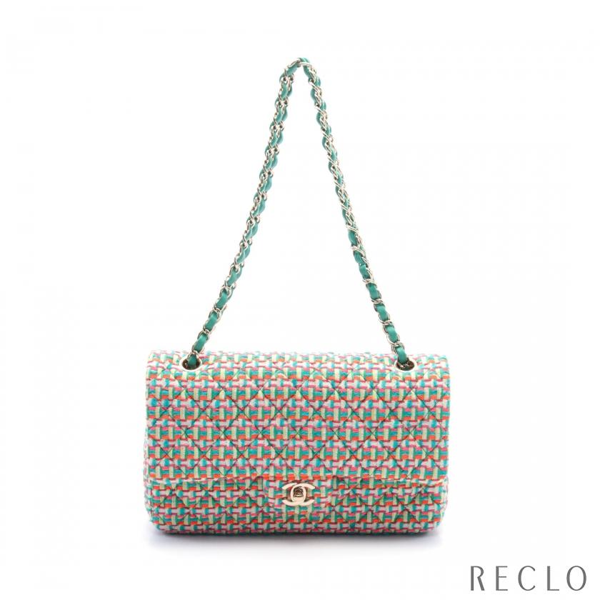 CHANEL シャネル マトラッセ Wフラップ Wチェーンショルダーバッグ  