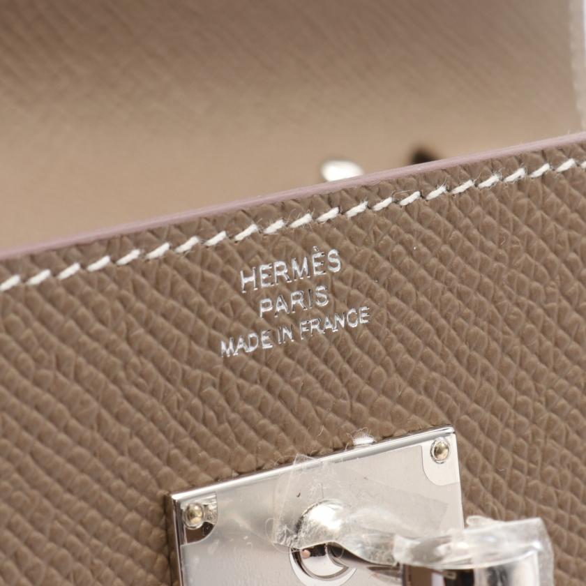 ケリー好きさんに♡本革ウォレットショルダー エトゥープ ケリー好きさんに♡本革ウォレットショルダー エトゥープ HERMES